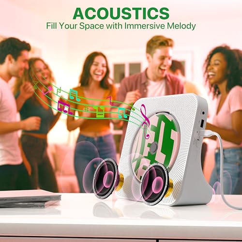 ROADOM Portable 2.1 Stereo CD Player KC-806 Bluetooth AUX USB