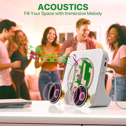ROADOM Portable 2.1 Stereo CD Player KC-806 Bluetooth AUX USB