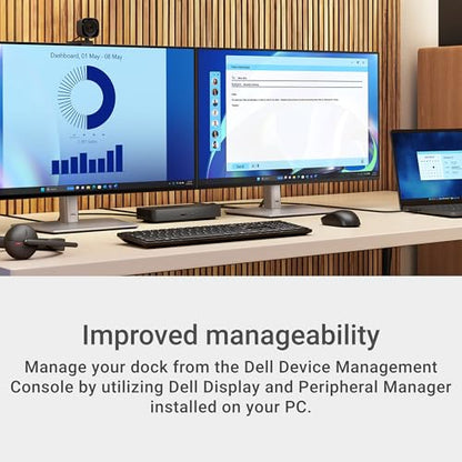 Dell 8.07" WD25 Docking Station DisplayPort USB-C HDMI