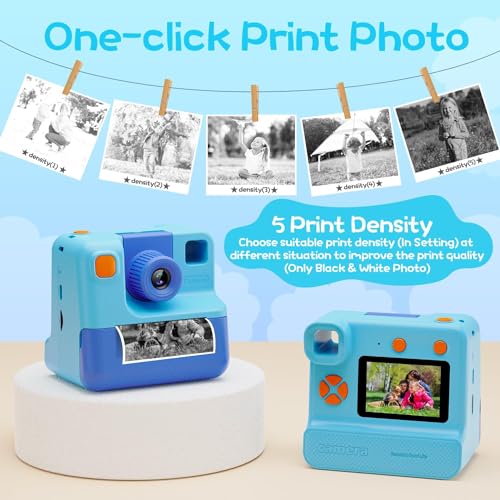 GREENKINDER 3-12 Years KC05 Instant Print Camera 24 MP 1080p Automatic Digital