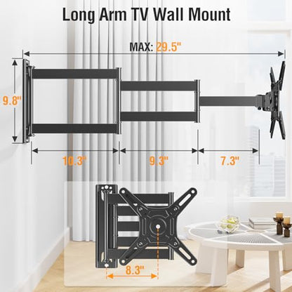 ELIVED 14-42 Inch TV Wall Mount EL-MT-WM-42 Metal Black