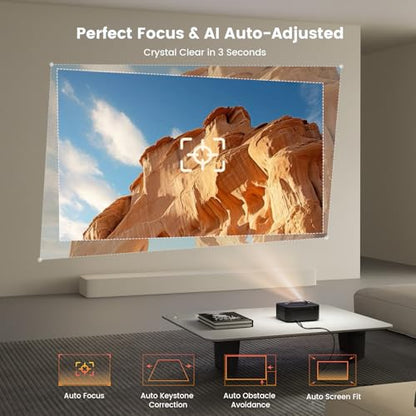 ONOAYO 4K Portable Projector Model ONO3 Pro 1920x1080 Display LCD