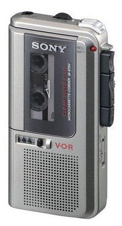 Sony M-570V Voice Recorder 128MB Digital Recording 102min Mono 2.5mm Audio