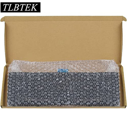TLBTEK 104 Keys QWERTY Single Color Backlit Keyboard USB Powered Gray