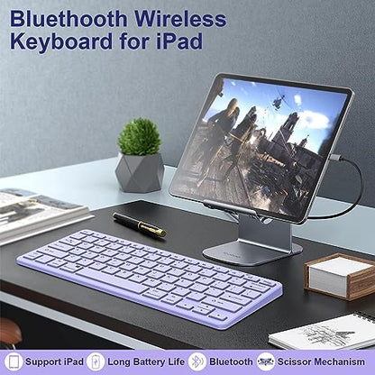 TaIYanG 11" Light Purple 281 BT Keyboard Bluetooth Wireless Keyboard