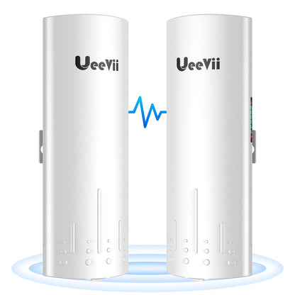 UeeVii CPE450 5.8GHz Wireless Bridge with 3Km Range and 100Mbps Ethernet Ports