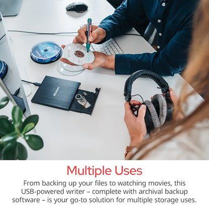 Verbatim External Slimline DVD Writer 128GB USB 2.0