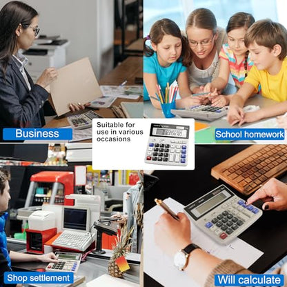 yxzzhx Standard Function Calculator 4.68 Inch LCD Display