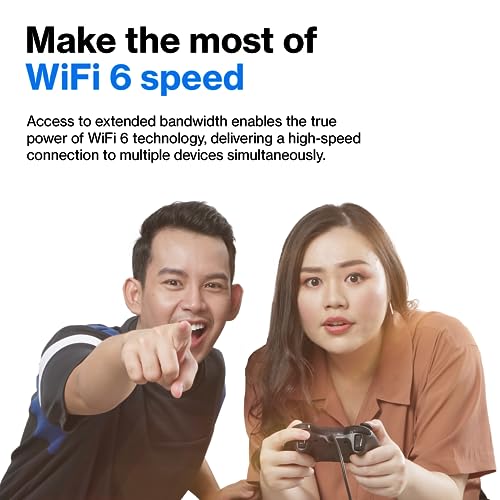 Linksys Atlas WiFi 6 Router Home WiFi Mesh System, Dual-Band, 6,000 Sq. ft Coverage, 802.11ax, 3,000 Mbps - MX20MS3