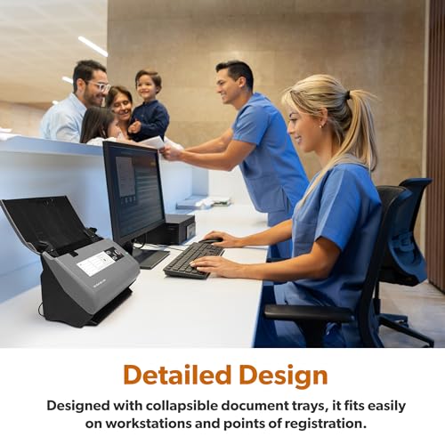 AMBIR 5.83" x 10.36" ImageScan Pro 820ix 600 dpi Document Scanner