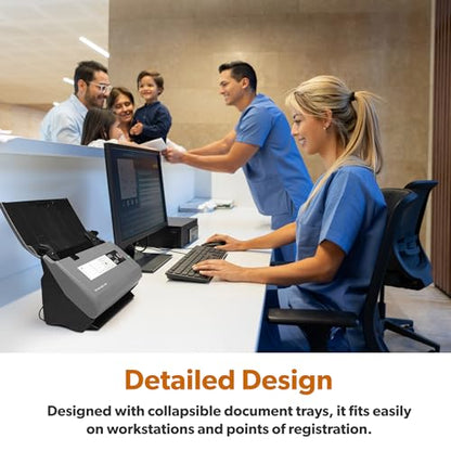 AMBIR 5.83" x 10.36" ImageScan Pro 820ix 600 dpi Document Scanner