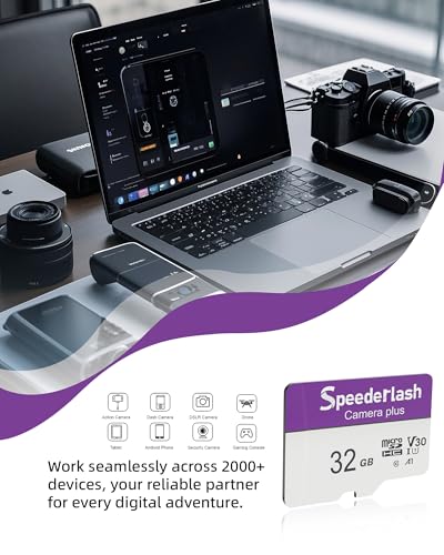 Speederlash 32GB SDTF32CP-2pk Micro SDXC Class 10 Card