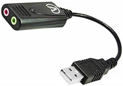 Andrea Electronics C1-1021450-1 USB External Sound Card USB 2.0 Stereo