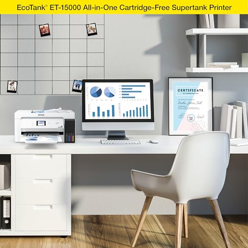 Epson EcoTank ET-15000 Inkjet Printer 4800x1200dpi Wireless All-in-One 21.4lbs