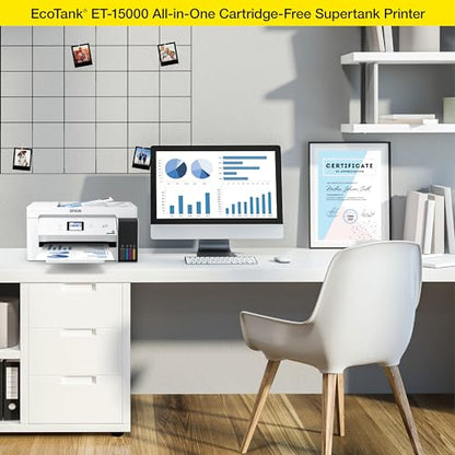 Epson EcoTank ET-15000 Inkjet Printer 4800x1200dpi Wireless All-in-One 21.4lbs
