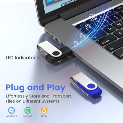 ABLAZE 1GB ZX-10P USB 2.0 Flash Drive 10 Pack