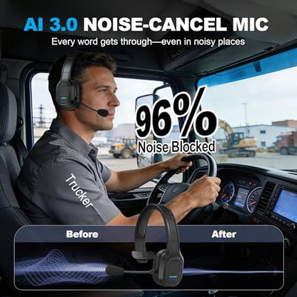 TURNRISE MS093A Single Ear Bluetooth Headset with USB Dongle
