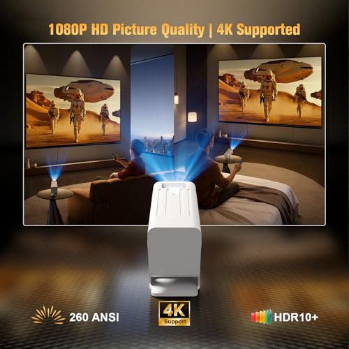 XENPONAD Portable Mini Projector N6-2026 1280x720 260 Lumen LED Projector