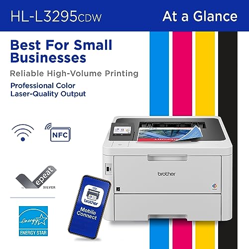 Brother HLL3295CDW Laser Color Printer 2400 x 600 dpi Duplex 31 ppm All-In-One