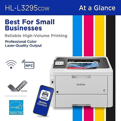 Brother HLL3295CDW Laser Color Printer 2400 x 600 dpi Duplex 31 ppm All-In-One