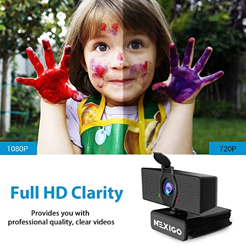 NexiGo N60 1080P Webcam USB Compact