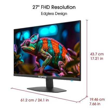 Sceptre 27 Inches E275W-FW100T FHD 1080p 100Hz LED Monitor