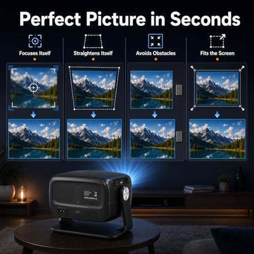 Evopow Portable Projector T16 1920x1080 LCD 2200 Lumens