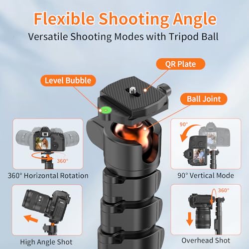 XXZU 75 Inch Tripod Model 5499 for Camera & Smartphone