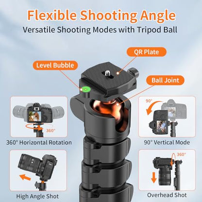 XXZU 75 Inch Tripod Model 5499 for Camera & Smartphone