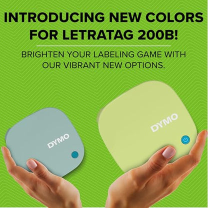 DYMO LetraTag 200B Thermal Label Printer, Monochrome Print, Bluetooth Connectivity, 160 x 160 Resolution