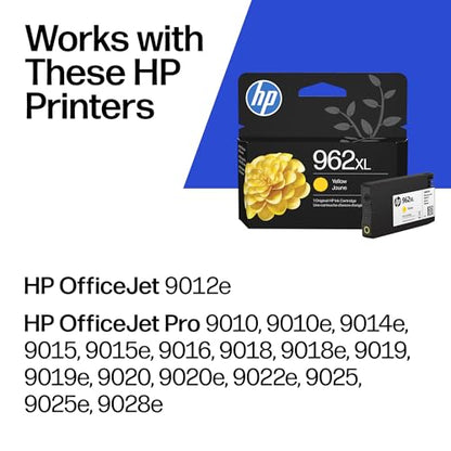 HP 962XL Ink Cartridge Magenta 1600 Pages Compatible with OfficeJet 9012e Pro 9010 9015 9020