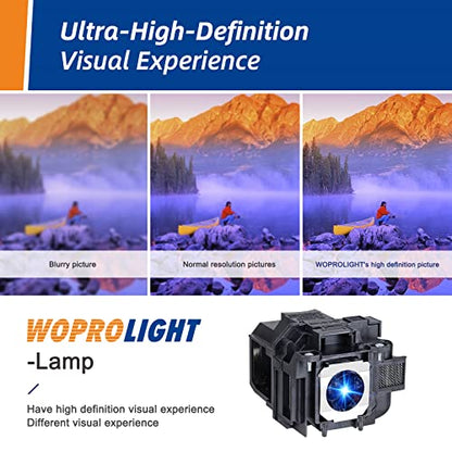 Woprolight 220V 140Wh ELP88 Projector Lamp A15 B15D 6000Lumens High Efficiency Indoor Use