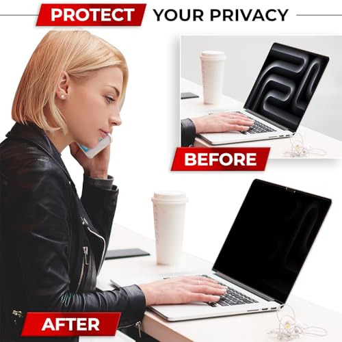SightPro 14 Inch SP-PSM14MP21 Privacy Screen HD 14.2" Anti-Spy Magnetic Filter
