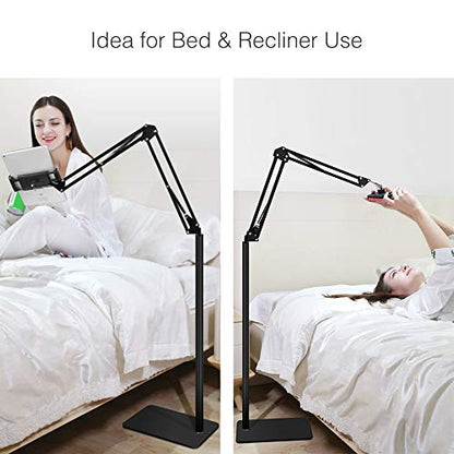 Elekpopu Tablet Floor Stand HVF235 Adjustable Arm Universal Holder
