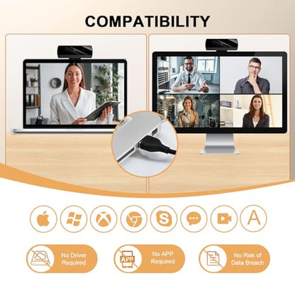 Diccik 1/1.8" 1080P Webcam USB FHD