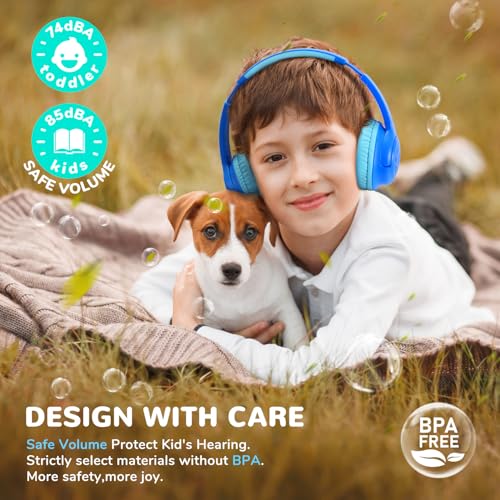 iClever BTH18 43 Hours Bluetooth Wireless Headphones 5.3 Over Ear
