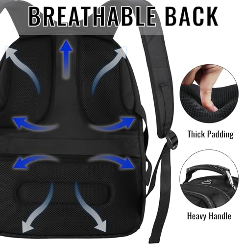 YOREPEK 17 Inch Laptop Backpack B071ZYHCM6 TSA Compliant Soft Shell Adult Travel Backpack