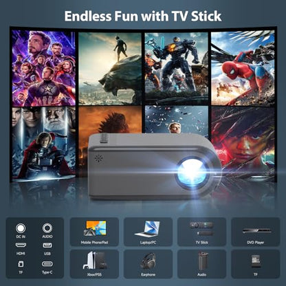 KSAN VF220-3 800 x 480 Portable LCD Projector