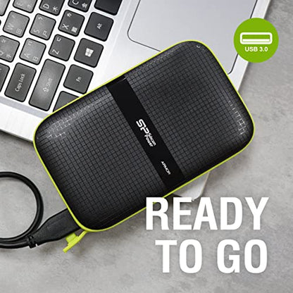 SP Silicon Power 2TB SP020TBPHDA60S3KEU USB 3.0 Portable External Hard Drive