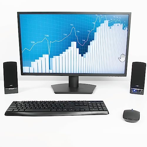 Cyber Acoustics 2.0 CA-2014 4W Speaker System Plastic Dual Speaker Design