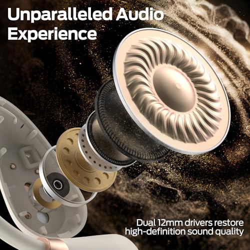 Monster E29WH Open Ear Headphones Bluetooth 5.4, Dynamic Driver, 20Hz - 20,000Hz Frequency Range