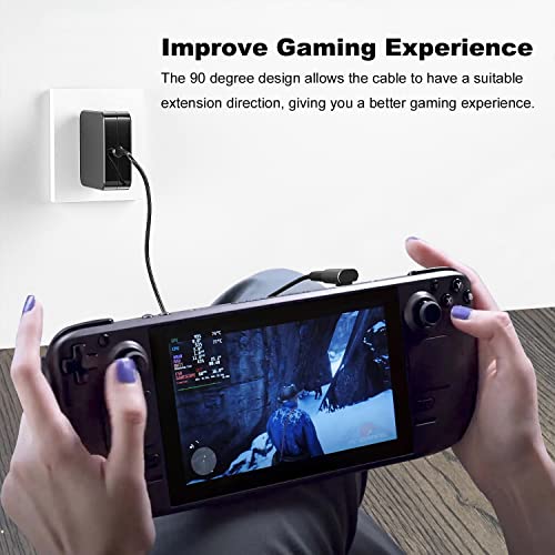 AreMe 90 Degree USB-C Male to Female Adapter ADP082 100W Power Delivery 5A Type-C Extender