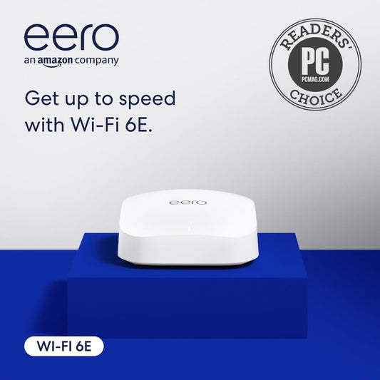 Amazon eero Pro 6E Mesh Wi-Fi Router 2.5 Gbps 2000 sq ft