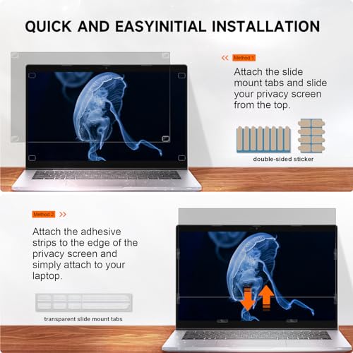 Mamol 14 Inch MALPUS-701-1 Matte/Glossy Anti-Glare Laptop Privacy Filter