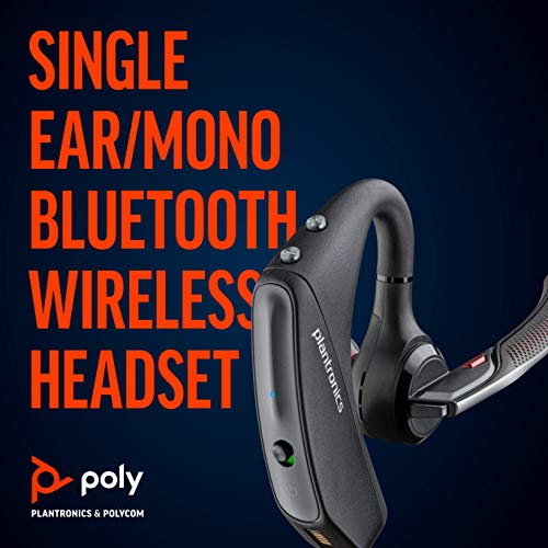 Plantronics Voyager 5200 UC Bluetooth Mono Headset - Model 8541728092 - Noise Canceling - Wireless Technology