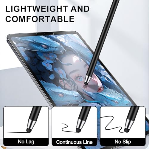 SLKIJDHFB 10 Pack Stylus Pen GOOD1 Universal Compatibility Touch Screen Pens 2-in-1 with Dual Rubber Tips