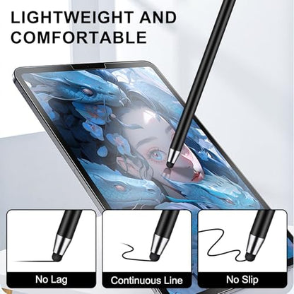 SLKIJDHFB 10 Pack Stylus Pen GOOD1 Universal Compatibility Touch Screen Pens 2-in-1 with Dual Rubber Tips