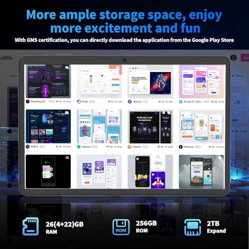 YLEEBG 10 inch Tablet P30 1280 x 800 5G Wi-Fi LCD Productivity