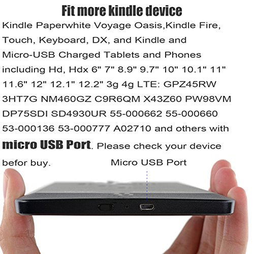4Pack 5ft Micro USB Cable for Kindle Devices