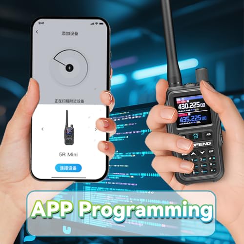 BAOFENG 5RMINI 999 Channels Long Range Two-Way Radio 108-520 MHz Amateur Radio